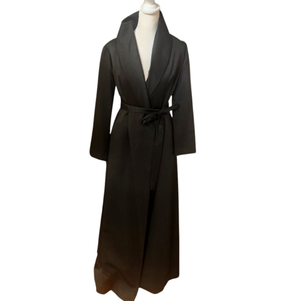Vintage Esquire Gorgeous & Rare 30s-40s Satin Robe Collectors Item S/M EUC